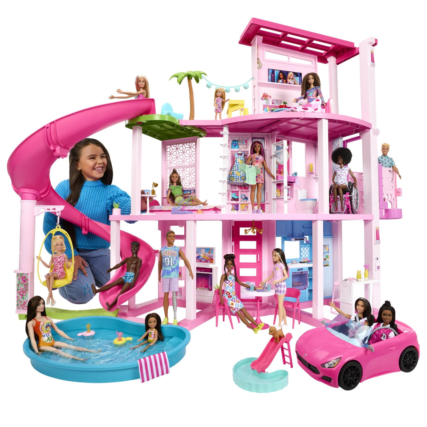 Barbie dream house casa de vis - imagine 7